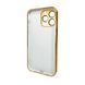 Скляний чохол з MagSafe AG Glass Apple iPhone 15 Pro Gold