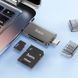 Хаб HOCO HB39 USBType-C 3.0 высокоскоростной кардридер Metal Gray