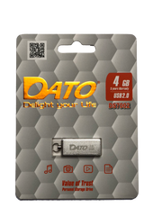 Купити Флеш-накопичувач DATO USB2.0 DS7002 4GB Silver