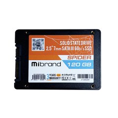 Купити Накопичувач SSD Mibrand Spider 120Gb 2.5" SATA III (6Gb/s) 3D TLC NAND