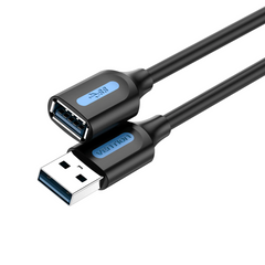 Купити Кабель-переходник Vention USB 3.0 A Male to USB 3.0 A Female 0,5m Black