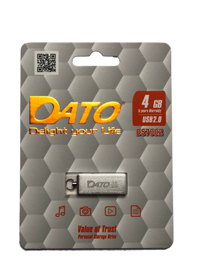 Купити Флеш-накопитель DATO USB2.0 DS7002 4GB Silver