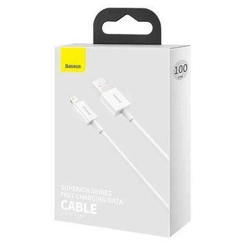 Купити Кабель Baseus Superior Series Fast Charging Data Cable USB to iP 2.4A 1m White