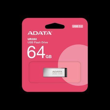 Купити Флеш-накопичувач Flash ADATA USB 3.2 UR 350 64Gb Silver/Black