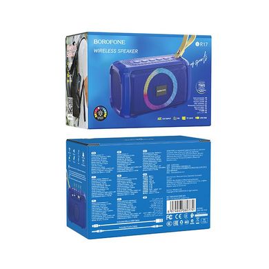 Купити Портативна колонка Borofone BR17 Cool sports wireless speaker Blue