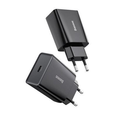 Купити Мережевий зарядний пристрій Baseus Speed Mini Quick Charger 1C 20W EU Black