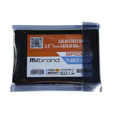Купити Накопичувач SSD Mibrand Spider 120Gb 2.5" SATA III (6Gb/s) 3D TLC NAND