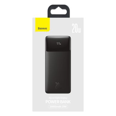 Купити Power Bank Baseus 20000 mAh 20 W Black