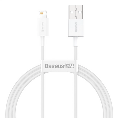Купити Кабель Baseus Superior Series USB Lightning 2.4 A 1m White