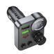 АЗП з FM-модулятором HOCO E86 Alegria 48W dual port PD30W+QC3.0 car BT FM transmitter Black
