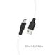 Кабель Hoco X21 USB Micro 2.4 A 1m Black-White