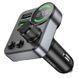 АЗП з FM-модулятором HOCO E86 Alegria 48W dual port PD30W+QC3.0 car BT FM transmitter Black