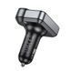 АЗП з FM-модулятором HOCO E86 Alegria 48W dual port PD30W+QC3.0 car BT FM transmitter Black
