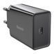 Мережевий зарядний пристрій Baseus Speed Mini Quick Charger 1C 20W EU Black
