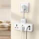 Мережевий подовжувач HOCO AC12A Reise 2-position expansion socket(PD30W/1C3A) (8.5 cm) White