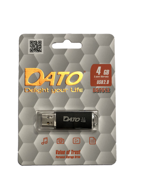Купити Флеш-накопичувач DATO USB2.0 DS7012 4GB Black