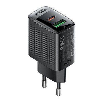 Купити Мережевий зарядний пристрій ACEFAST A98 PD30W GaN (USB-C+USB-A) charger Black