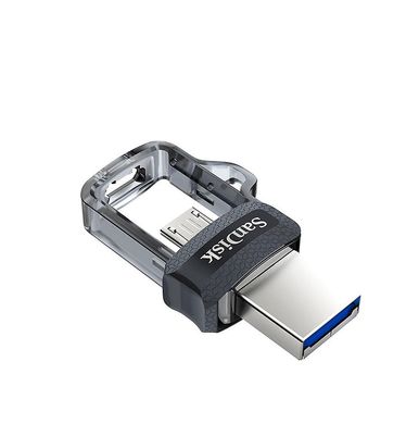 Купити Флеш-накопичувач SanDisk Ultra Dual USB3.0/microUSB 64GB OTG Silver-Black