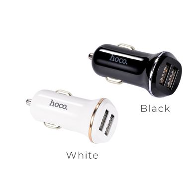 Купити Автомобильное зарядное устройство Hoco Z1 2 × USB Black