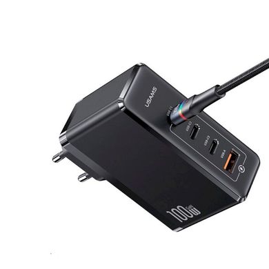 Купити Мережевий зарядний пристрій Usams US-CC163 T50 Black