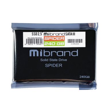 Купити Накопитель SSD Mibrand Spider 240GB 2.5" SATA III (6Gb/s) 3D TLC NAND