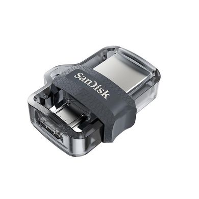 Купити Флеш-накопитель SanDisk Ultra Dual USB3.0/microUSB 64GB OTG Silver-Black