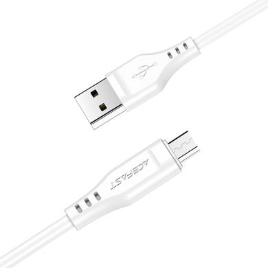 Купити Кабель ACEFAST C3-09 USB Type A Micro 2.4 A 1,2m White
