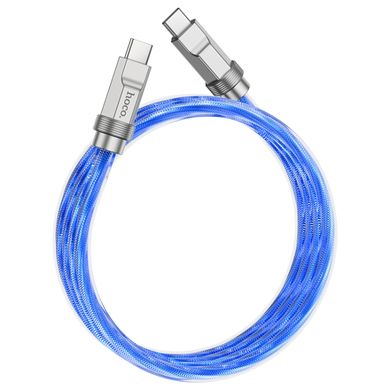 Купити Кабель Hoco U113 Solid Type-C Type-C 100W 1m Blue