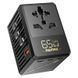 Мережевий зарядний пристрій "REMAX 65W 1A4C Multifunctional GaN Fast Charger RP-U191" Black