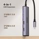 Хаб UGREEN 4-Port USB-C Hub