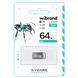 Флеш-накопичувач Wibrand USB 3.2 Gen1 Ant 64GB Silver