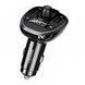 Автомобільний зарядний пристрій Usams US-CC115 C21 Dual USB 3.4A Digital Display Wireless FM Car Charger USB