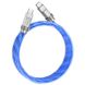 Кабель Hoco U113 Solid Type-C Type-C 100W 1m Blue