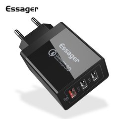 Купити Сетевое зарядное устройство ESSAGER Fangbo Black