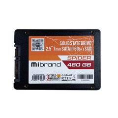 Купити Накопитель SSD Mibrand Spider 480GB 2.5" SATA III (6Gb/s) 3D TLC NAND