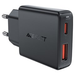 Купити Мережевий зарядний пристрій ACEFAST A69 GaN Black