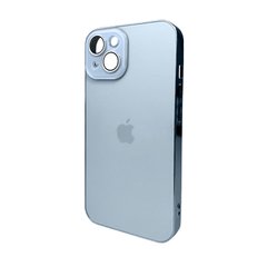 Купити Стеклянный чехол с MagSafe Apple iPhone 14 Sierra Blue