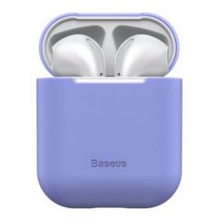 Купити Чохол для навушників Baseus Super Thin Silica Gel Case For Pods 1/2 Purple