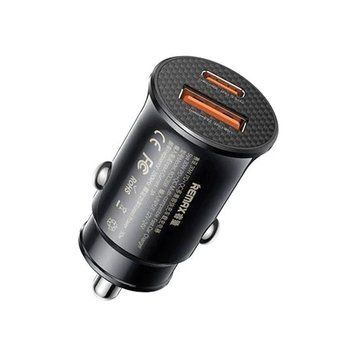 Купити Автомобільний зарядний пристрій REMAX Siya Series 30W PD+QC 1C+1A Multi-compatible Fast Car Charger RCC358 Black