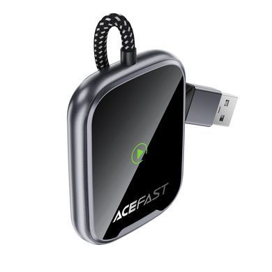 Купити Адаптер ACEFAST QC1 CarPlay wireless adapter for car Metal Gray