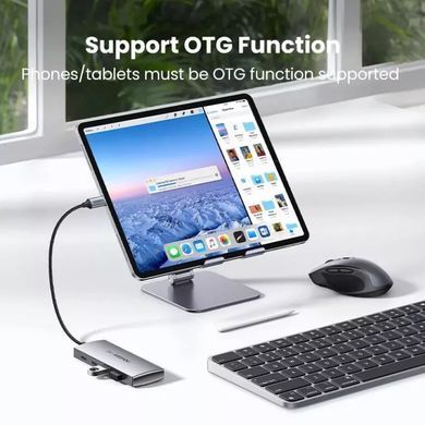 Купити Хаб UGREEN CM480 USB-C to 2&times; USB 3.2+2&times;USB-C Adapter 10G (UGR-30758)
