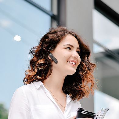 Купити Bluetooth гарнитура BOROFONE BC36 Lucky business BT headset Black