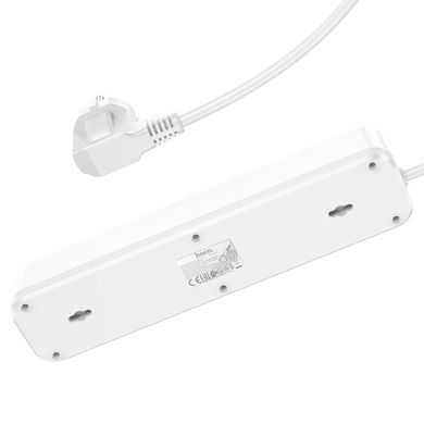 Купити Hoco 4 x EU / Type-C / 2 x USB-A White