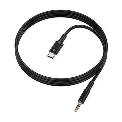 Купити Аудіокабель BOROFONE BL25B Type-C to 3.5mm male, PVC, 1m, Black