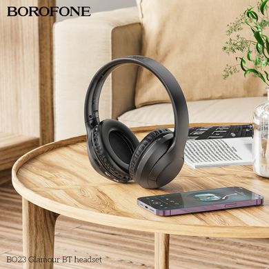 Купити Бездротові навушники Borofone BO23 Bluetooth 5.3 Black