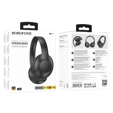 Купити Беспроводные наушники Borofone BO23 Bluetooth 5.3 Black