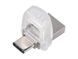 Флеш-накопичувач Kingston USB3.1 Gen 1/USB Type-C DataTraveler MicroDuo 3C 128GB Silver