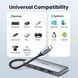 Хаб UGREEN CM480 USB-C to 2&times; USB 3.2+2&times;USB-C Adapter 10G (UGR-30758)