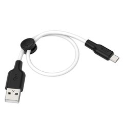 Купити Кабель Hoco X21 USB Micro 2.4 A 0,25 m Black-White