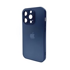 Купити Стеклянный чехол Apple iPhone 15 Pro Navy Blue